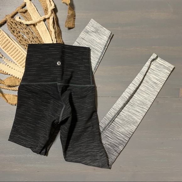 Lululemon Wunder Under Hi-Rise Ombre Melange 28" - Picture 2 of 6